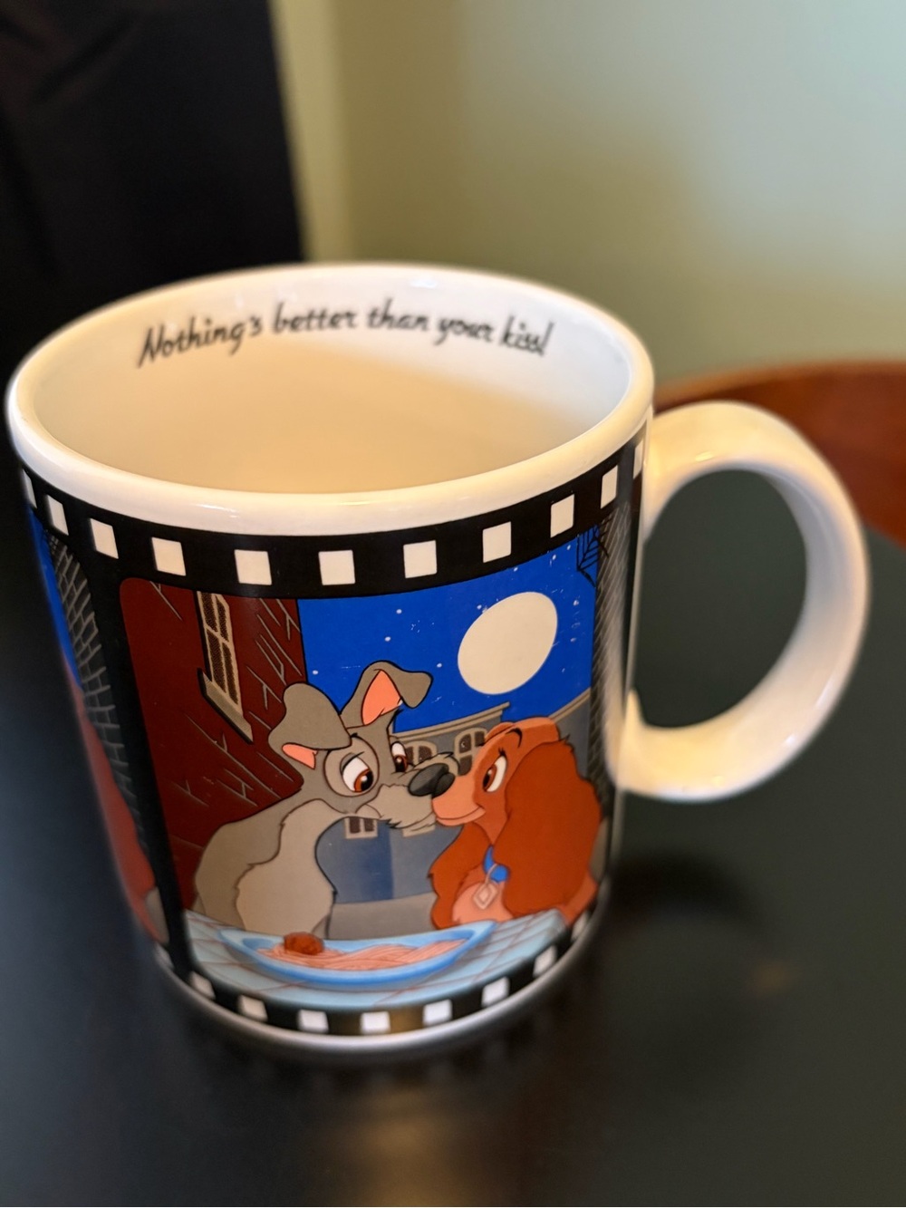 Lady & the Tramp Walt Disney Applause 1988 Vintage Coffee Tea Mug
